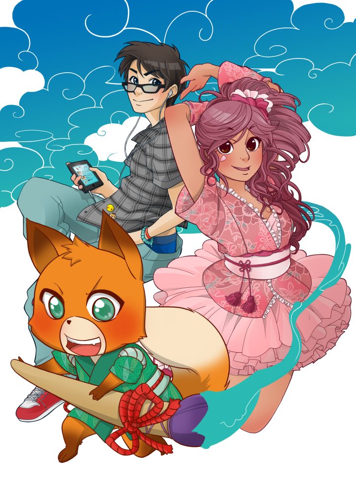 Réalisation de l'affiche MangaChamp 2012