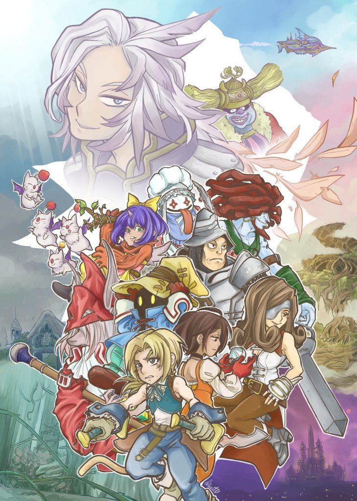 Participation à un ArtBook sur les RPG de notre enfance - 2019