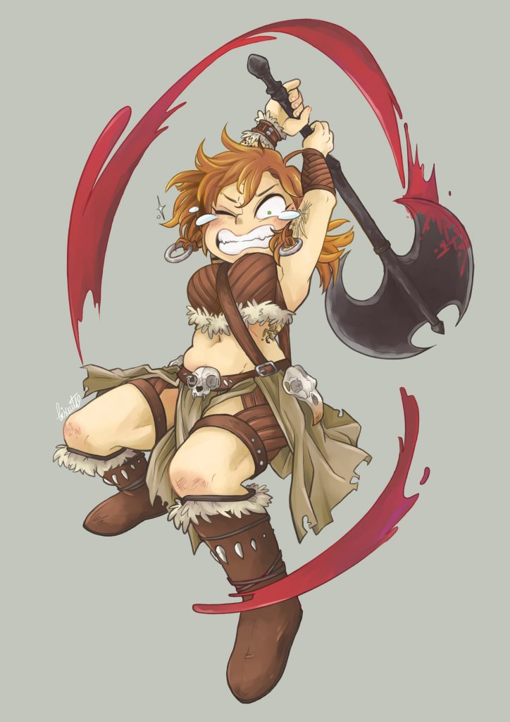 Portrait pour un Artbook sur les RPG de notre enfance -2019